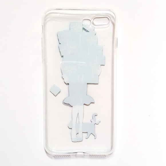 FINAL SALE iPhone 7/7+/8/8+ Case Tiffany Blue Cat - Picture 3 of 4